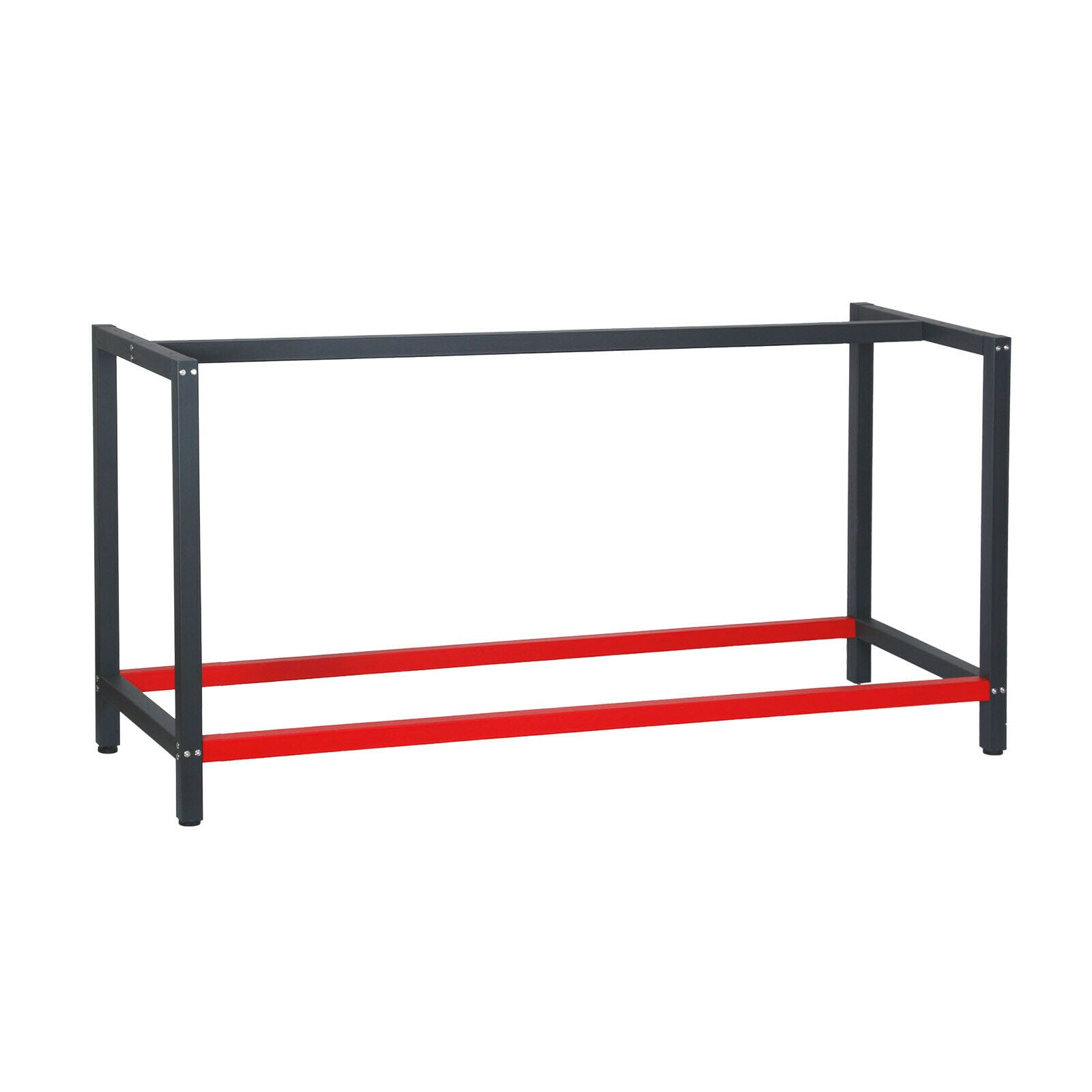 foto del prodotto gamba per banco da lavoro cm 175 rosso antracite acciaio supporto scrivania imballo officina 16 0002510