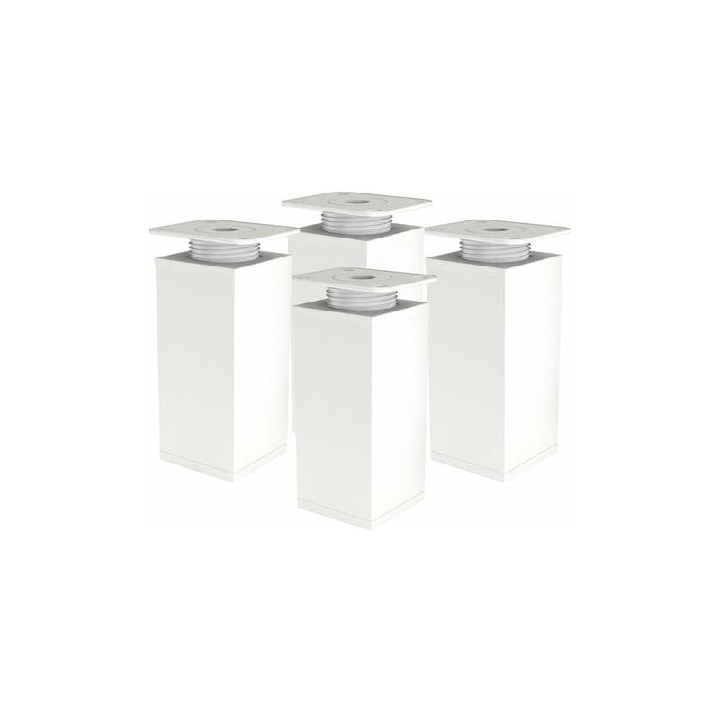 foto del prodotto gamba per mobili - gamba per divano regolabile - gamba per mobili regolabile - set di 4 - angolare 40x40mm - parti di ricambio in metallo - accessori