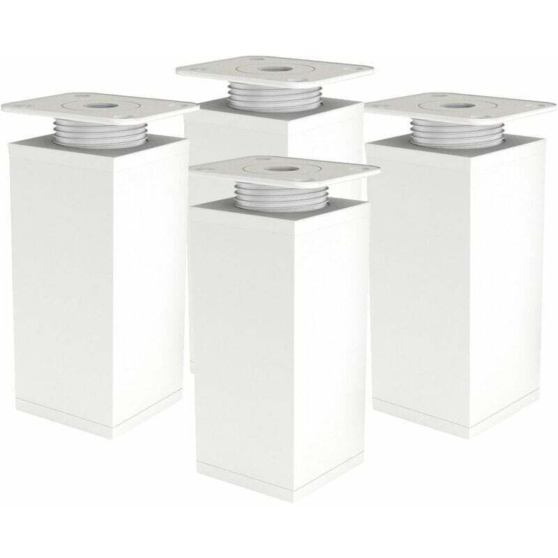 foto del prodotto gamba per mobili gamba regolabile per divano gamba regolabile per mobili set di 4 angolare 40x40 mm parti di ricambio in metallo