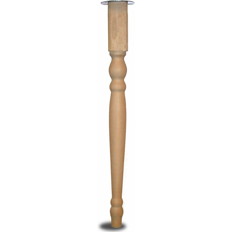 foto del prodotto gamba tavolo diametro 62 mm h.75 cm legno sagomato