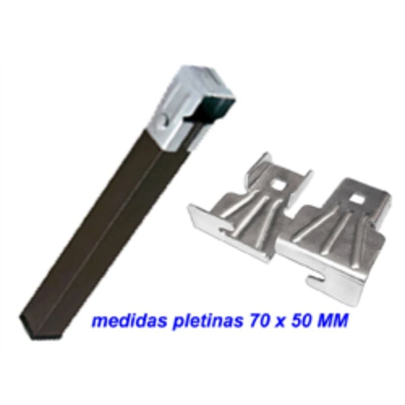 foto del prodotto gambe base 30x30 nere alte 25 cm set 39001