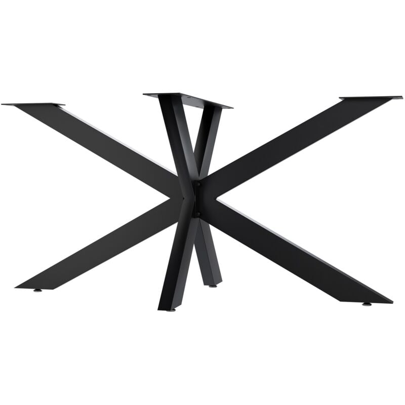 foto del prodotto gambe del tavolo biloxi nero 150x78 cm