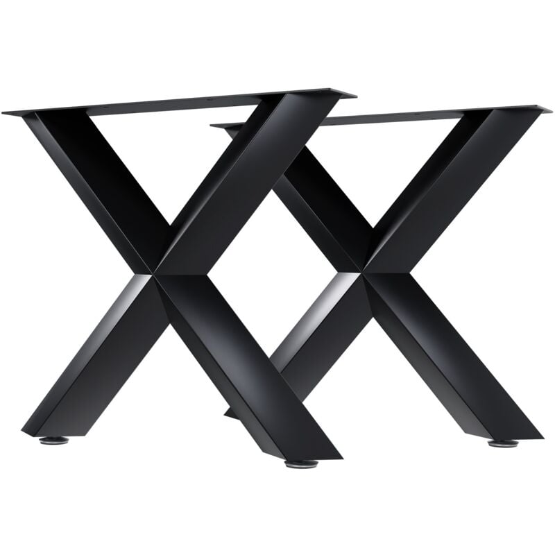 foto del prodotto gambe del tavolo stanton nero 80x14x72 cm