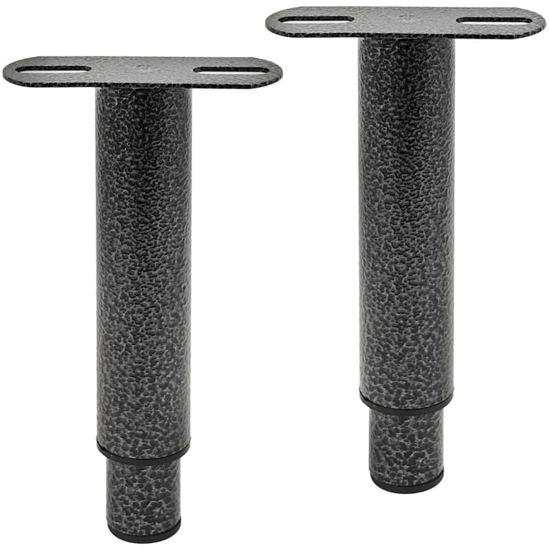 immagine 0 del prodotto gambe per letto, piedini per base letto, set di 2 gambe per letto in metallo regolabili, piedini per base letto in metallo per impieghi gravosi,