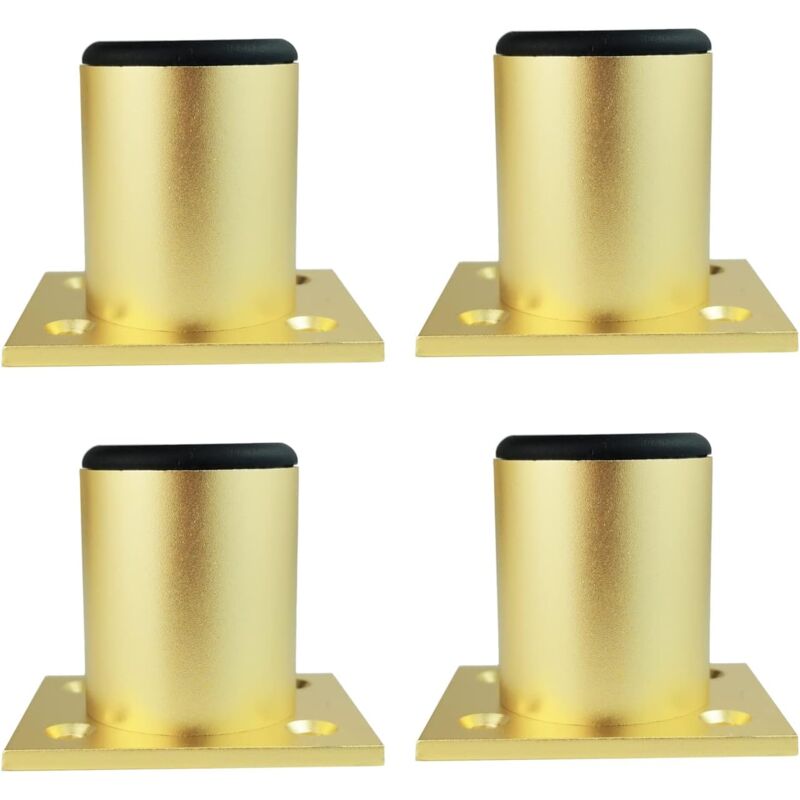 foto del prodotto gambe per mobili in lega di alluminio piedini per mobili per cucina divano tavolo metallo altezza 120mm oro confezione da 4