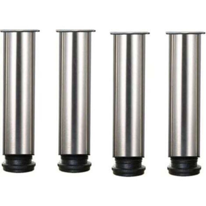 foto del prodotto gambe per mobili lablanc set di 4 in acciaio inossidabile regolabili in altezza adatte per divani e tavoli 530 cm