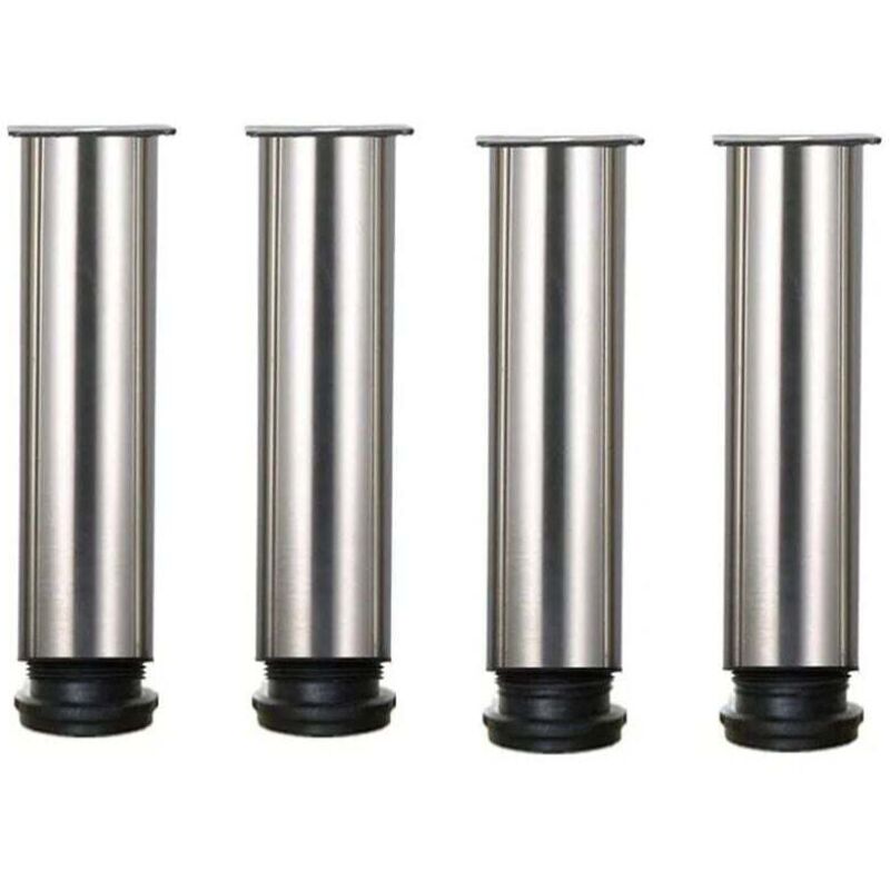 foto del prodotto gambe per mobili set di 4 gambe per mobili regolabili in acciaio inossidabile per divani, tavoli e armadi 25 cm 25 cm dpzo