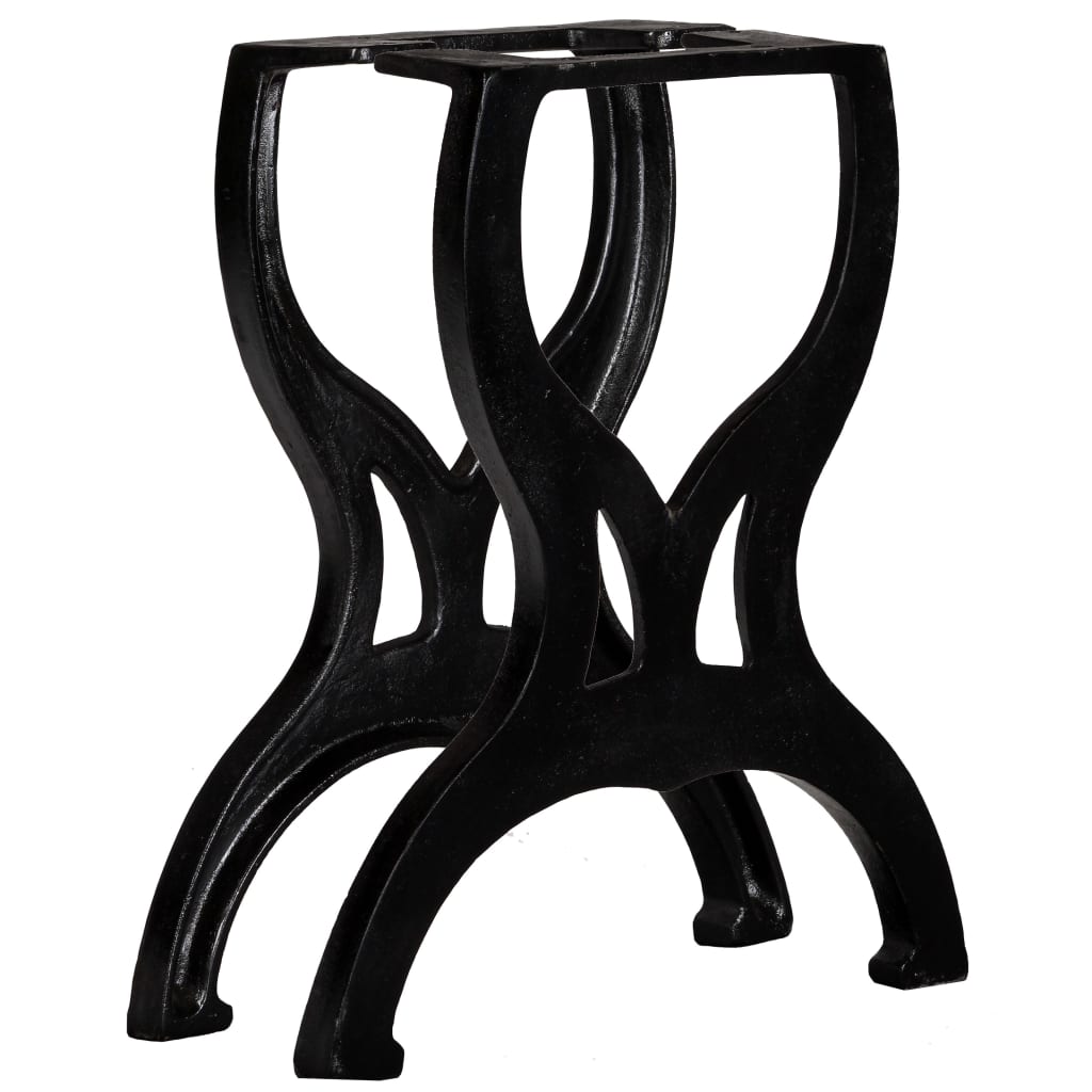 foto del prodotto gambe per panca 2 pz a forma di x in ghisa cod mxl 55081
