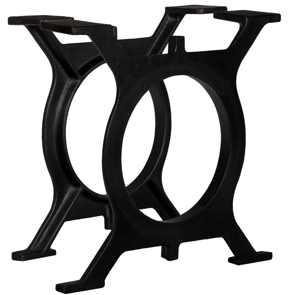 foto del prodotto gambe per tavolino da caff 2 pz a forma di o in ghisa cod mxl 66950