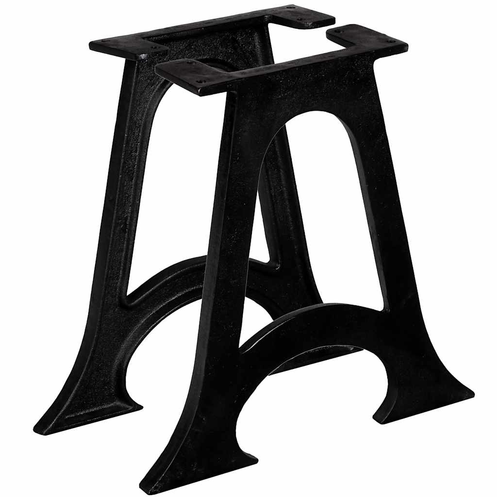 foto del prodotto gambe per tavolino da caff 2 pz base ad arco forma di a ghisa cod mxl 55708
