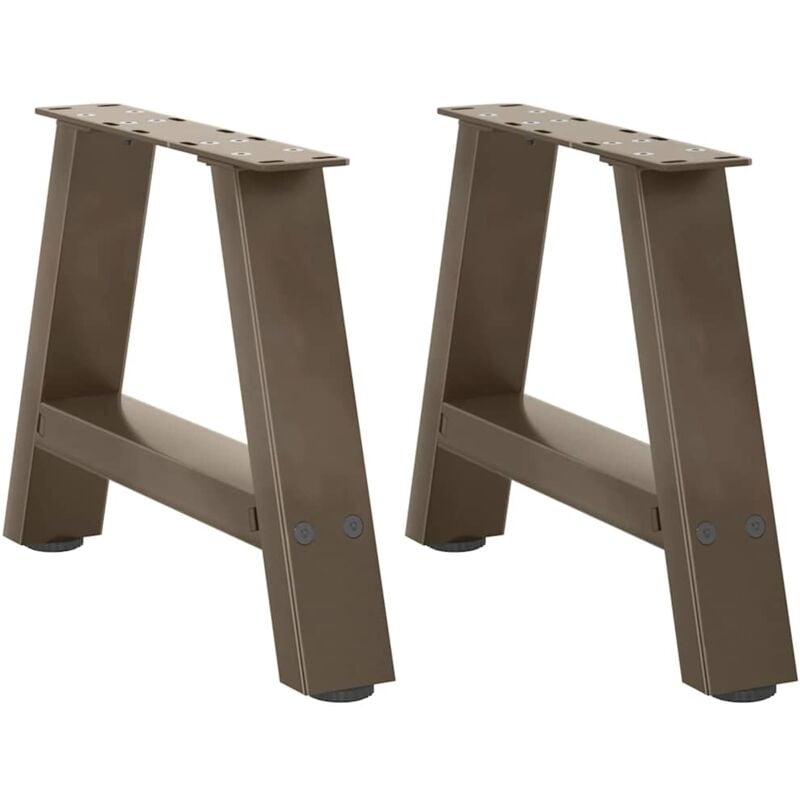 foto del prodotto gambe per tavolino da caff a forma di a 2 pz 30x 30 31 cm acciaio vidaxl
