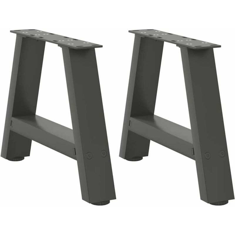 foto del prodotto gambe per tavolino da caff a forma di a 2 pz antracite 30x 30 31 cm acciaio vidaxl
