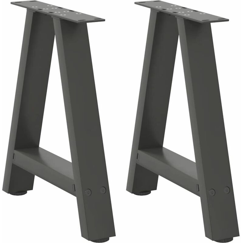 foto del prodotto gambe per tavolino da caff a forma di a 2 pz antracite 38x 42 43 cm acciaio vidaxl 454166