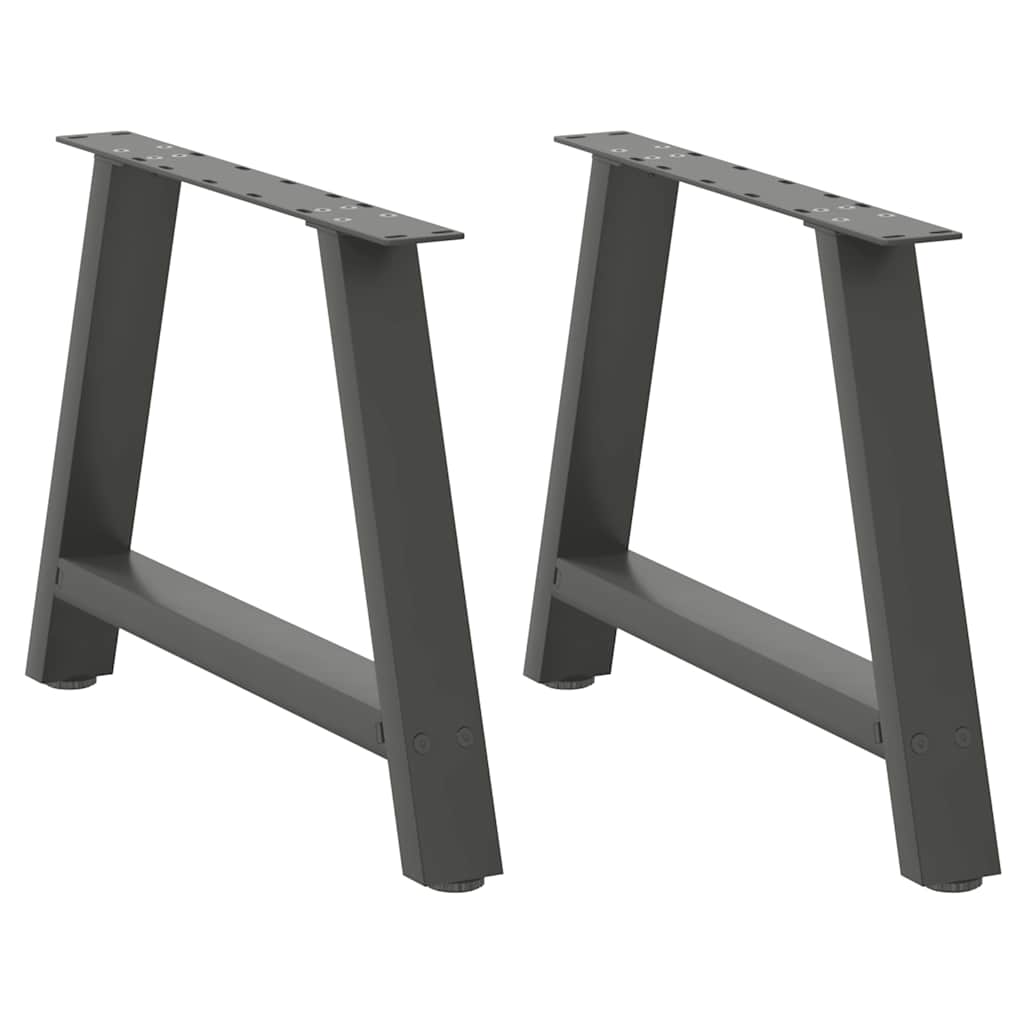 foto del prodotto gambe per tavolino da caff a forma di a 2 pz antracite 60x 42 43 cm acciaio vidaxl