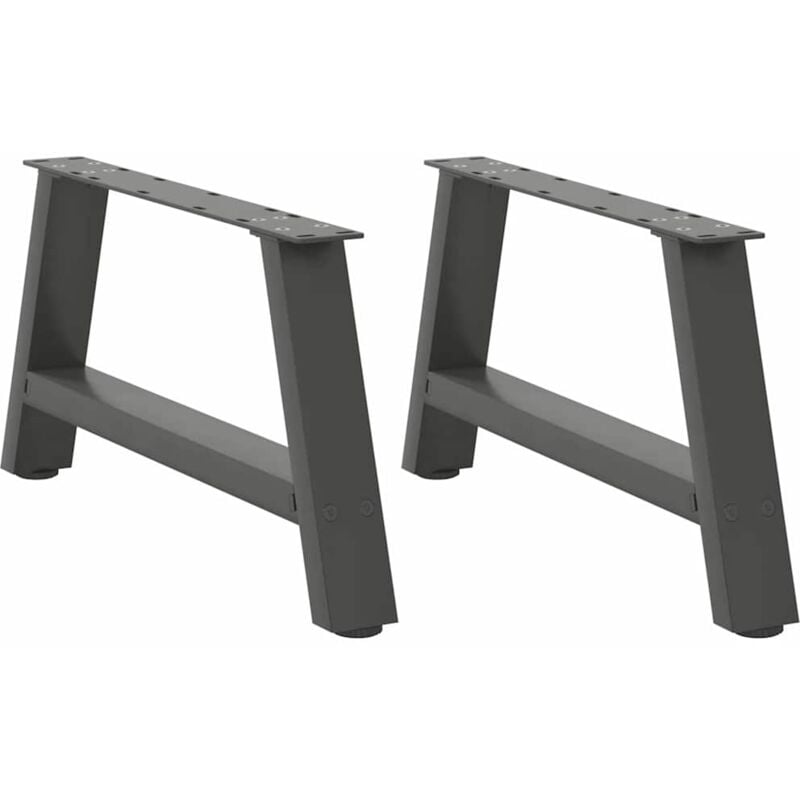 foto del prodotto gambe per tavolino da caff a forma di a 2 pz antracite 70x 30 31 cm acciaio vidaxl 244299