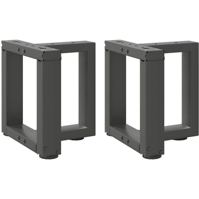 foto del prodotto gambe per tavolino da caff a forma di t 2 pz antracite 30x25x 30 31 cm acciaio vidaxl