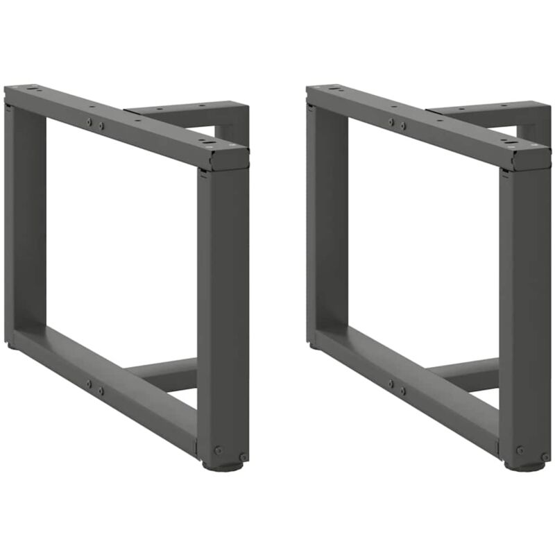 foto del prodotto gambe per tavolino da caff a forma di t 2 pz antracite 60x25x 42 43 cm acciaio vidaxl 602839