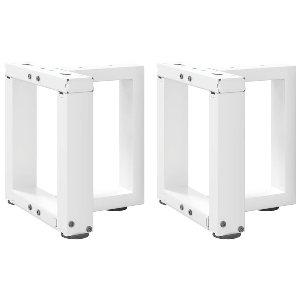 foto del prodotto gambe per tavolino da caff a forma di t 2 pz bianche 30x25x 30 31 cm acciaio