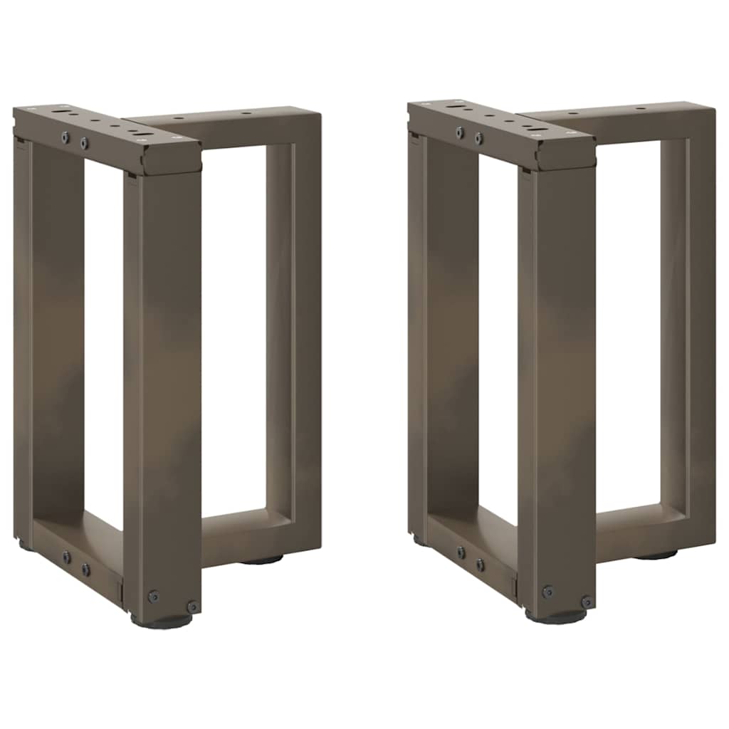 foto del prodotto gambe per tavolino da caff a forma di t 2 pz nere 28x25x 42 43 cm acciaio