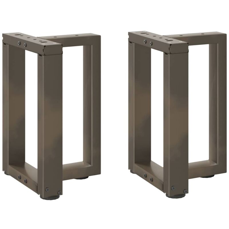 foto del prodotto gambe per tavolino da caff a forma di t 2 pz nere 28x25x 42 43 cm acciaio vidaxl
