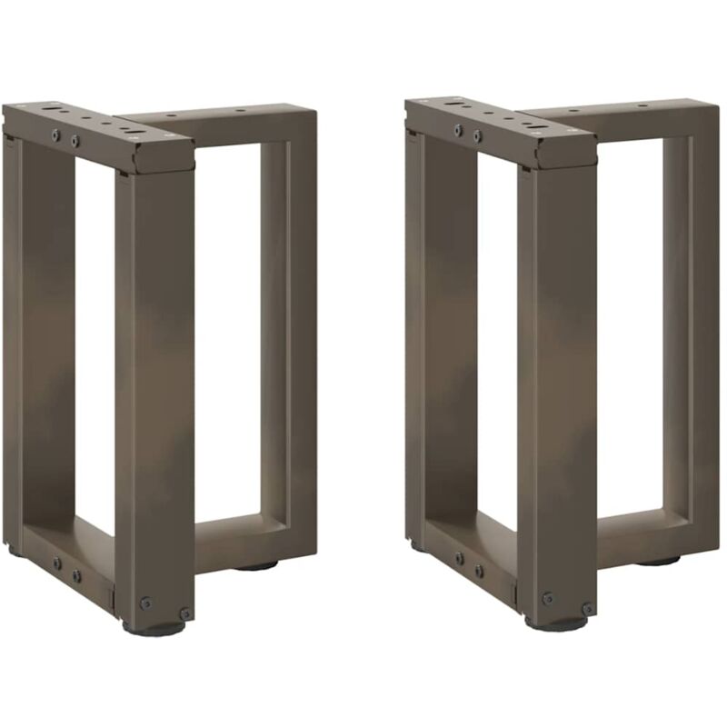 foto del prodotto gambe per tavolino da caff a forma di t 2 pz nere 38x25x 42 43 cm acciaio vidaxl