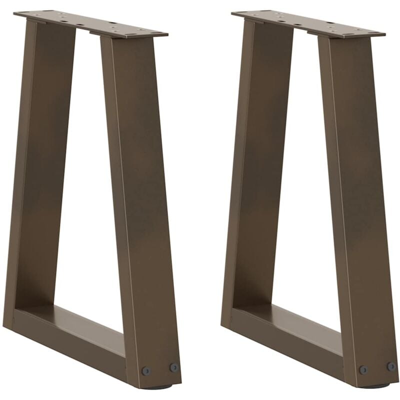 foto del prodotto gambe per tavolino da caff a forma di v 2 pz acciaio naturale 28x 42 43,3 cm acciaio vidaxl