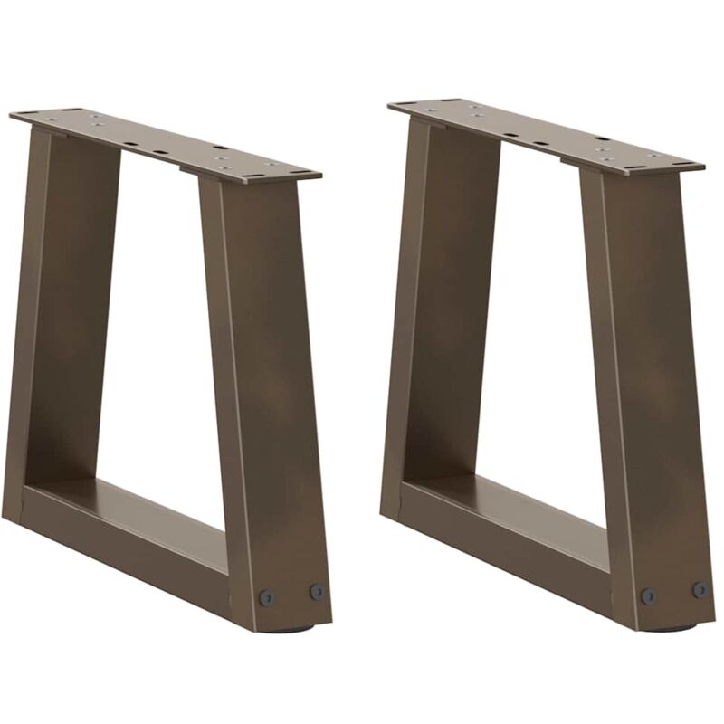 foto del prodotto gambe per tavolino da caff a forma di v 2 pz acciaio naturale 40x 30 31,3 cm acciaio vidaxl
