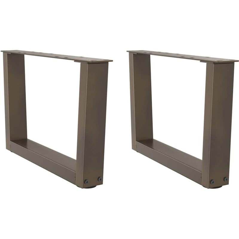foto del prodotto gambe per tavolino da caff a forma di v 2 pz acciaio naturale 50x 30 31,3 cm acciaio vidaxl