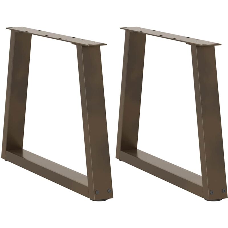 foto del prodotto gambe per tavolino da caff a forma di v 2 pz acciaio naturale 50x 42 43,3 cm acciaio vidaxl