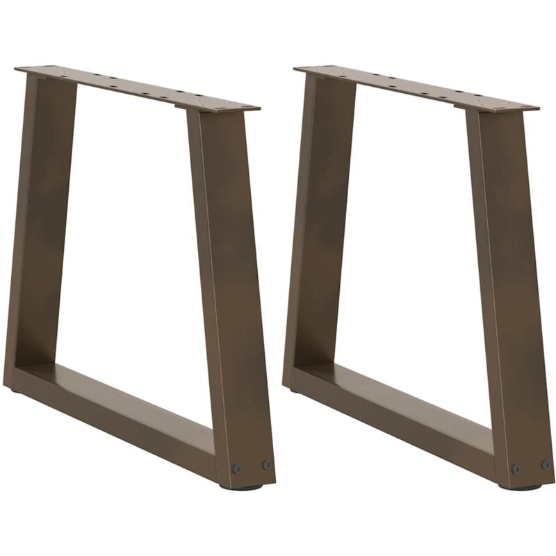 foto del prodotto gambe per tavolino da caff a forma di v 2 pz acciaio naturale 70x 42 43,3 cm acciaio vidaxl