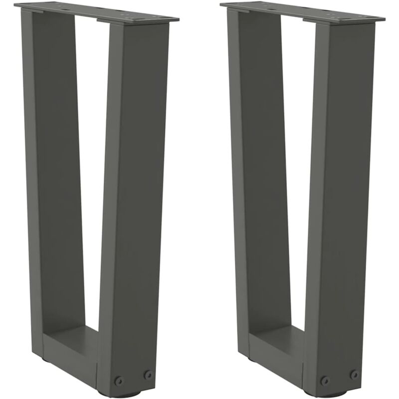 foto del prodotto gambe per tavolino da caffè a forma di v 2 pz antracite 28x 42-43,3 cm acciaio - vidaxl
