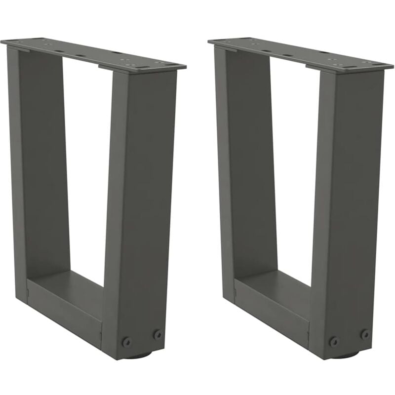 foto del prodotto gambe per tavolino da caff a forma di v 2 pz antracite 30x 30 31,3 cm acciaio vidaxl