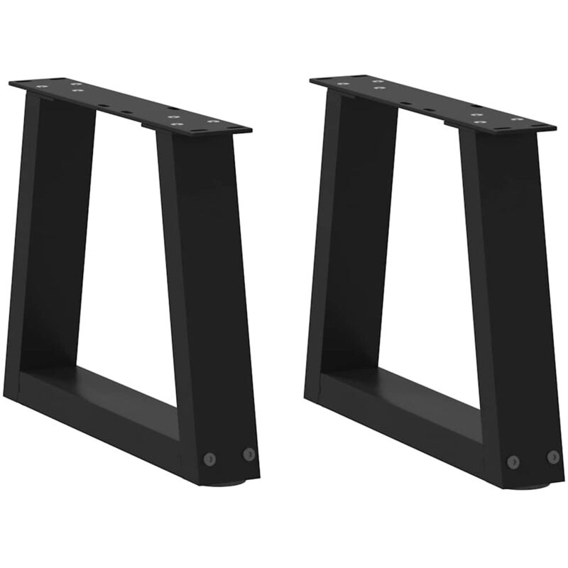 foto del prodotto gambe per tavolino da caff a forma di v 2 pz nere 30x 30 31,3 cm acciaio vidaxl