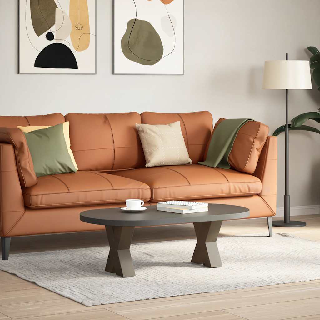 foto del prodotto gambe per tavolino da caff a forma di x 2 pz acciaio naturale 30x 30 31 cm acciaio vidaxl