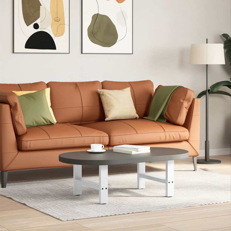 foto del prodotto gambe per tavolino da caff bianche 2 pz 50x 30 31 cm acciaio vidaxl