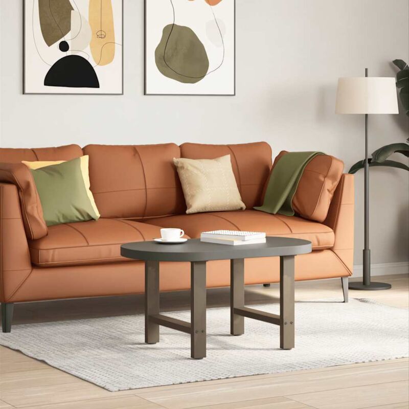 foto del prodotto gambe per tavolino da caff in acciaio naturale 2 pz 50x 42 43 cm acciaio vidaxl
