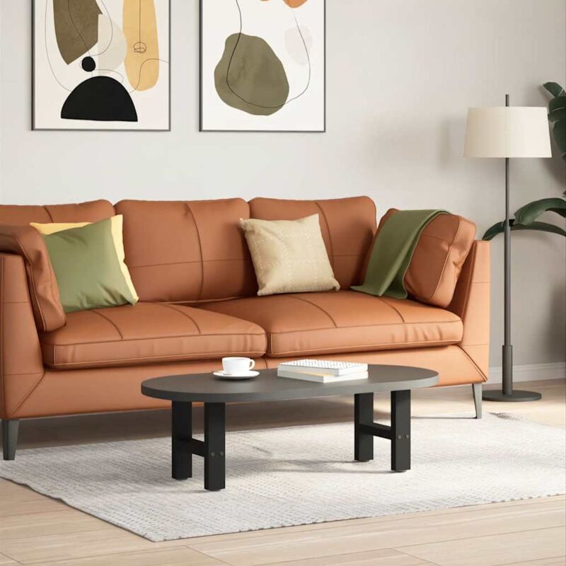 foto del prodotto gambe per tavolino da caff nere 2 pz 40x 30 31 cm acciaio vidaxl