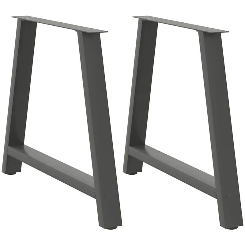 foto del prodotto gambe per tavolo da pranzo a forma di a 2 pz antracite 100x 72 73 cm acciaio vidaxl 369151