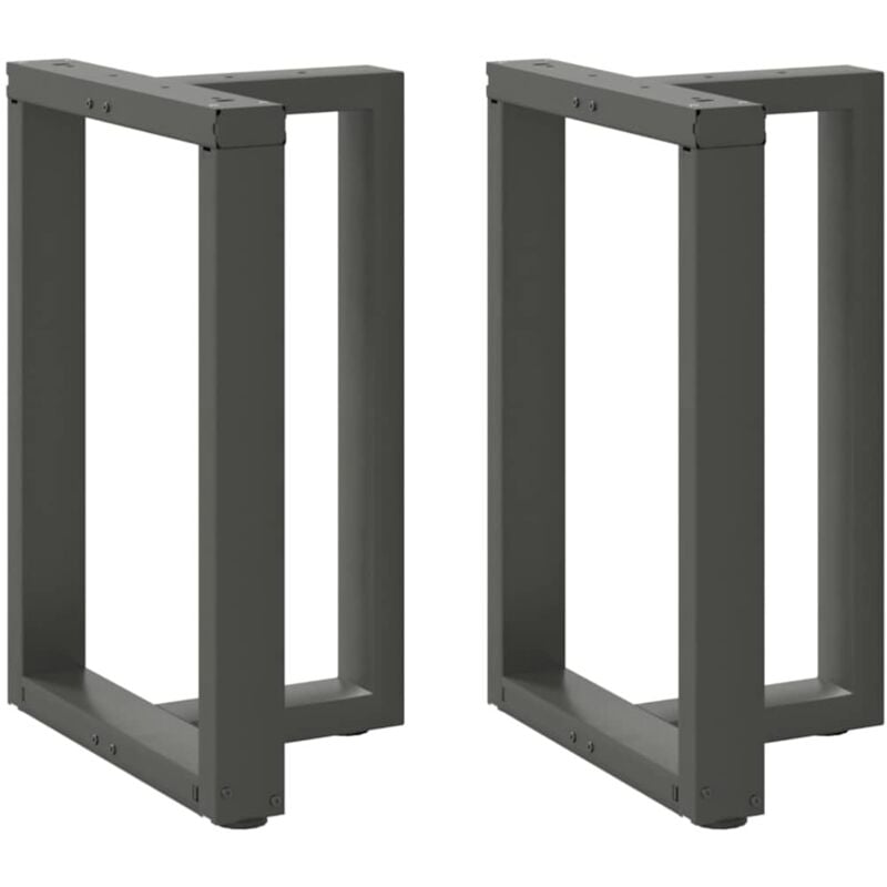 foto del prodotto gambe per tavolo da pranzo a forma di t 2 pz antracite 50x35x 72 73 cm acciaio vidaxl