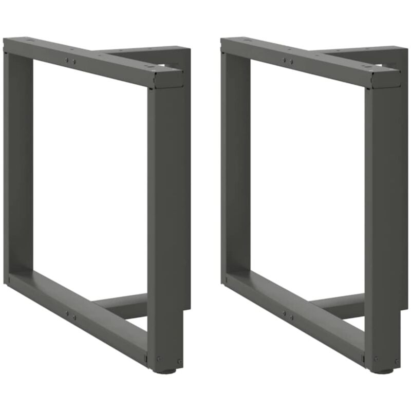 foto del prodotto gambe per tavolo da pranzo a forma di t 2 pz antracite 90x35x 72 73 cm acciaio vidaxl