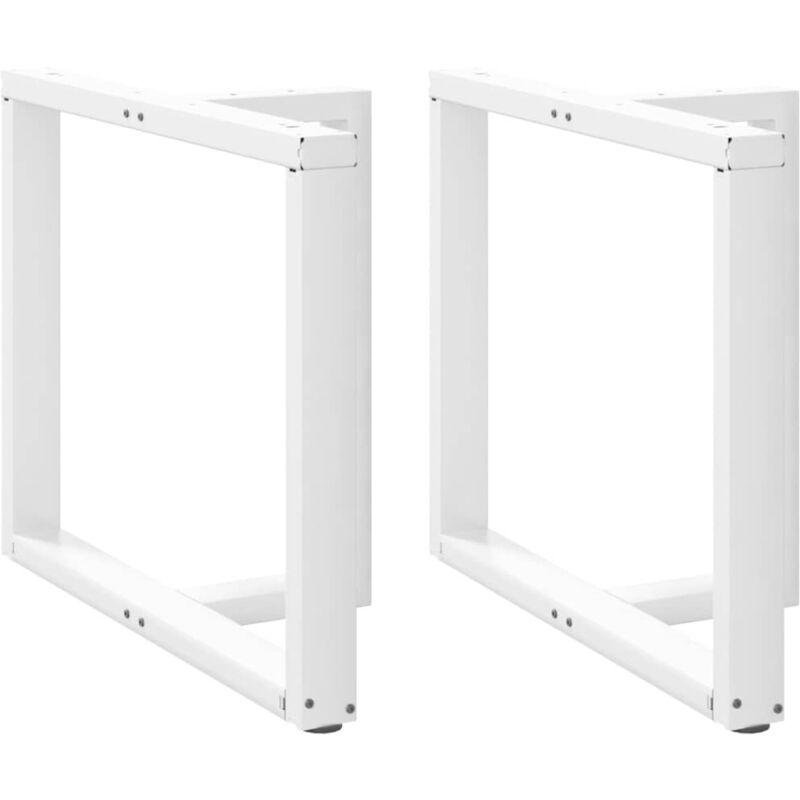 foto del prodotto gambe per tavolo da pranzo a forma di t 2 pz bianche 90x35x 72 73 cm in acciaio vidaxl 344969