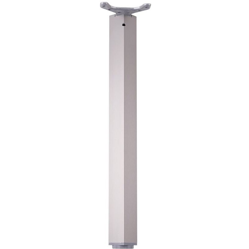 foto del prodotto gambe ta001 gamba da tavolo, 820r 60x60mm, acciaio similpelle centrale brico