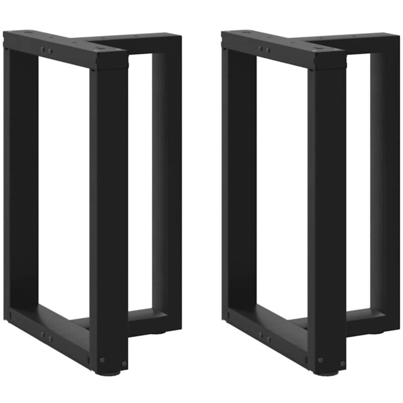 foto del prodotto gambe tavolo pranzo a forma t 2pz nero 50x35x 72 73 cm acciaio vidaxl