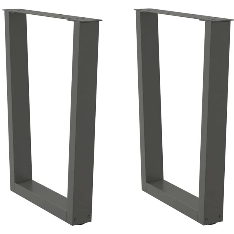 foto del prodotto gambe tavolo pranzo a v 2 pz antracite 70x 72 73,3 cm acciaio vidaxl