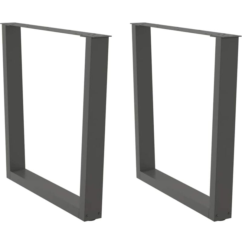 foto del prodotto gambe tavolo pranzo a v 2 pz antracite 80x 72 73,3 cm acciaio vidaxl