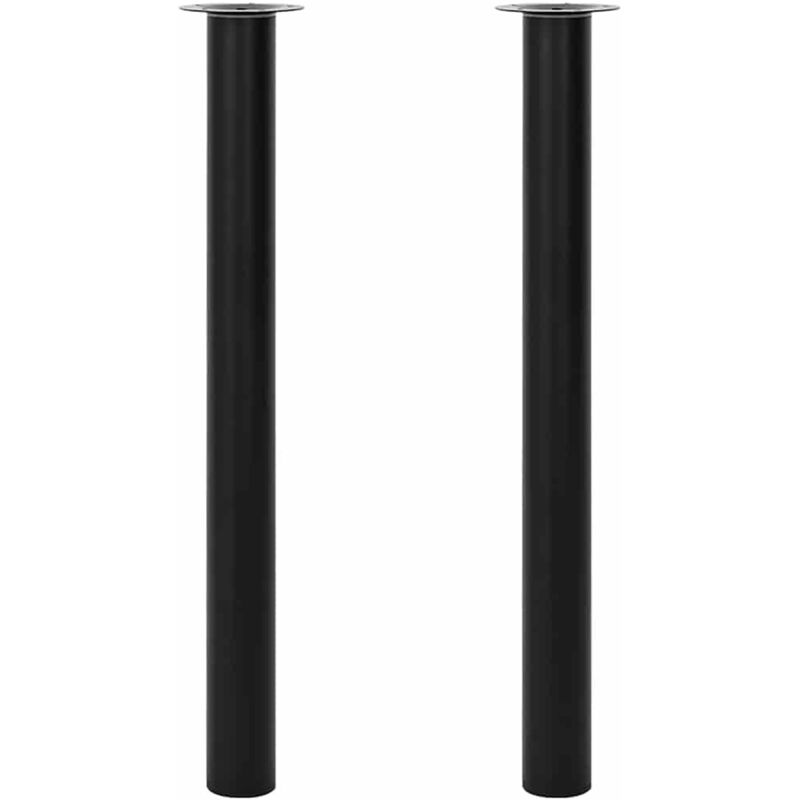 foto del prodotto gambe telescopiche per tavolo 2 pz nere 710 mm 1100 mm vidaxl