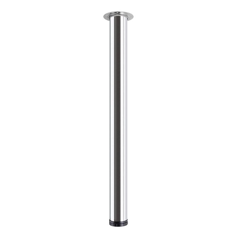 foto del prodotto gambe ts001 gamba da tavolo, 820r 60mm, cromata centrale brico