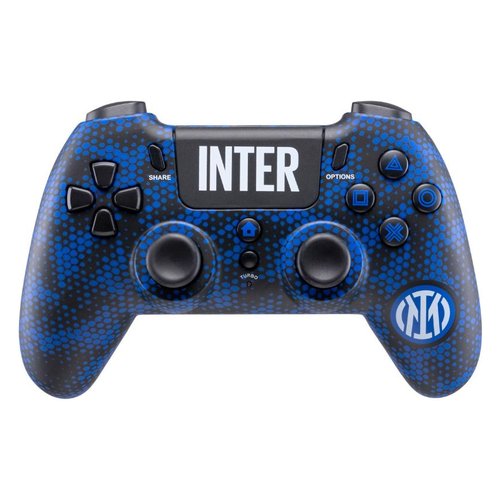 foto del prodotto gamepad qubick acp40157 playstation 4 fc inter nero e azzurro
