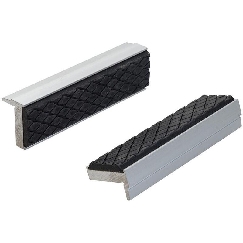 foto del prodotto ganasce di protezione magnetiche per morsa 100mm gomma 273221 silverline