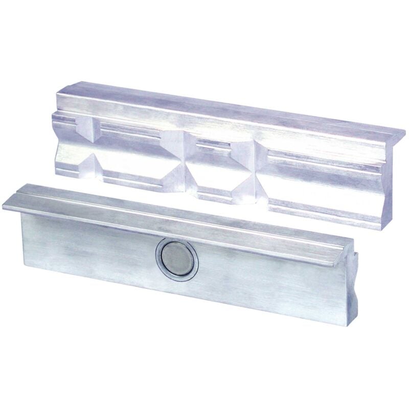 foto del prodotto ganasce di protezione morsa tipo p per larghezza ganasce 160mm prismi alluminio, 1 paio / pu heuer